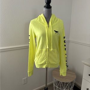 New Victoria’s Secret / Pink Bright Yellow Love Pink Sweatshirt